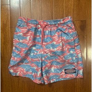 Vineyard Vines Coral Boys Swim Shorts 7